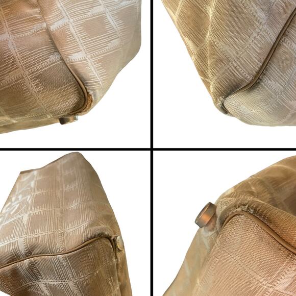 Chanel CC Signature Beige Travel Line Purse Tote - Picture 14 of 14